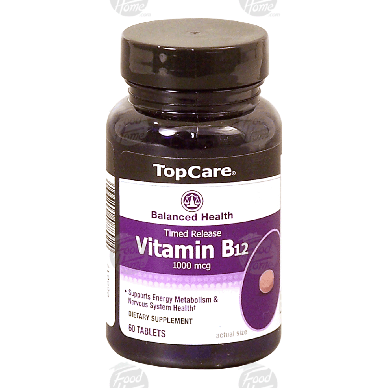 Top Care Balanced Health Time Released Vitamin B12 1000 Mcg Per T 60ct