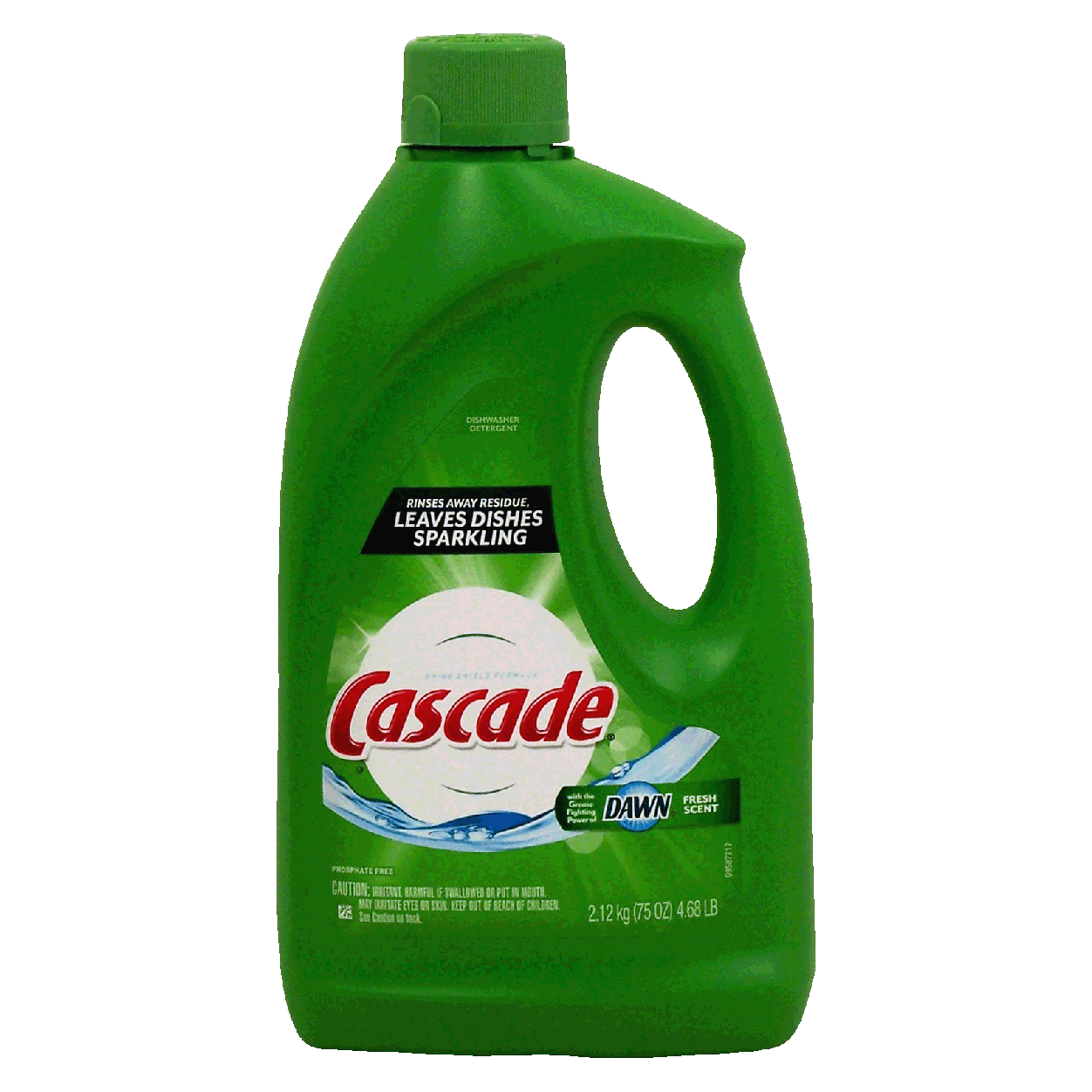 Cascade liquid dishwasher detergent with the grease fighting powe 75oz