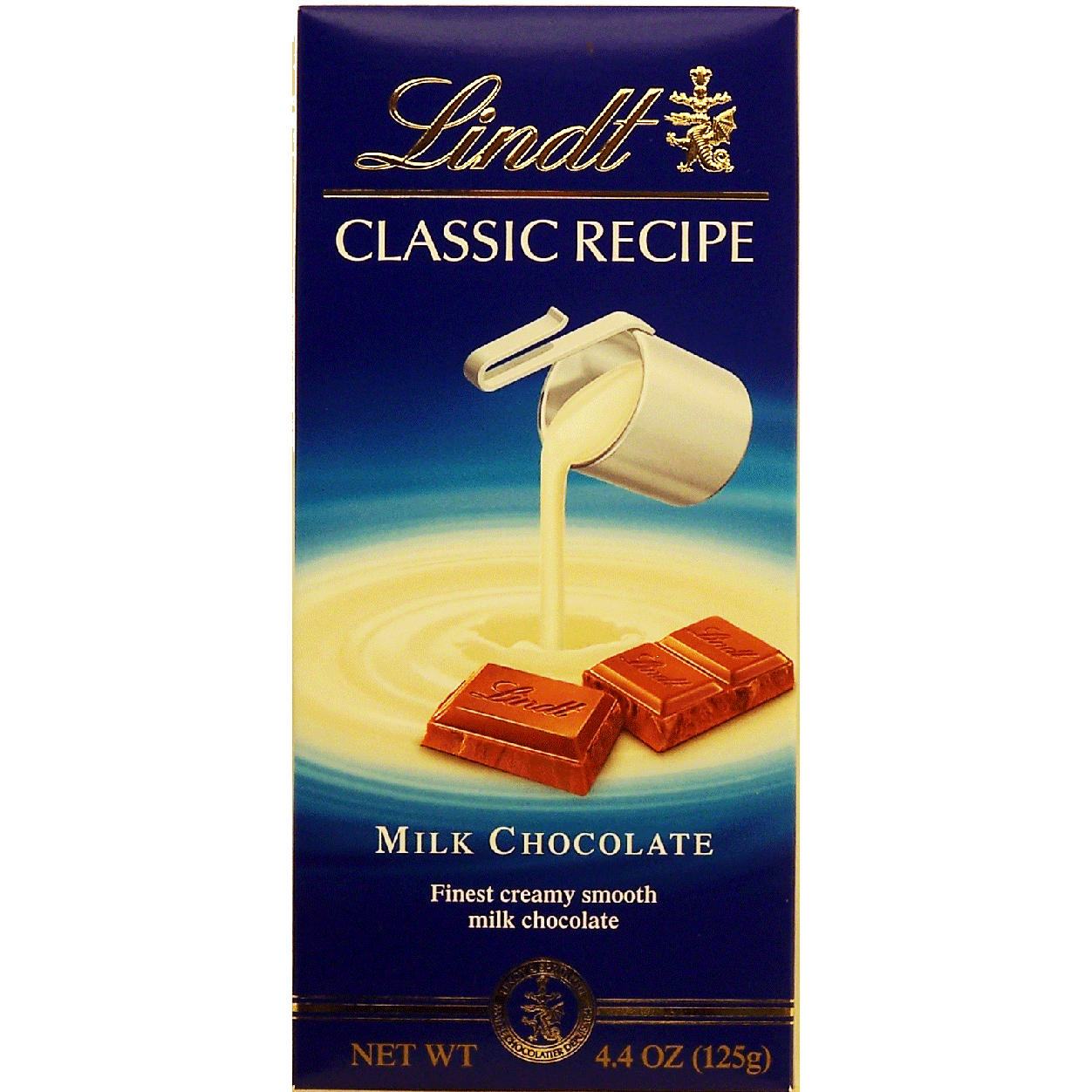 Lindt Classic Recipe Milk Chocolate Finest Creamy Smooth Bar 44oz Candy Bar Large Candy 3315