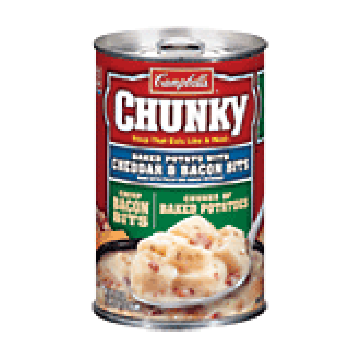 Campbell's Chunky baked potato with cheddar & bacon bits soup that19oz