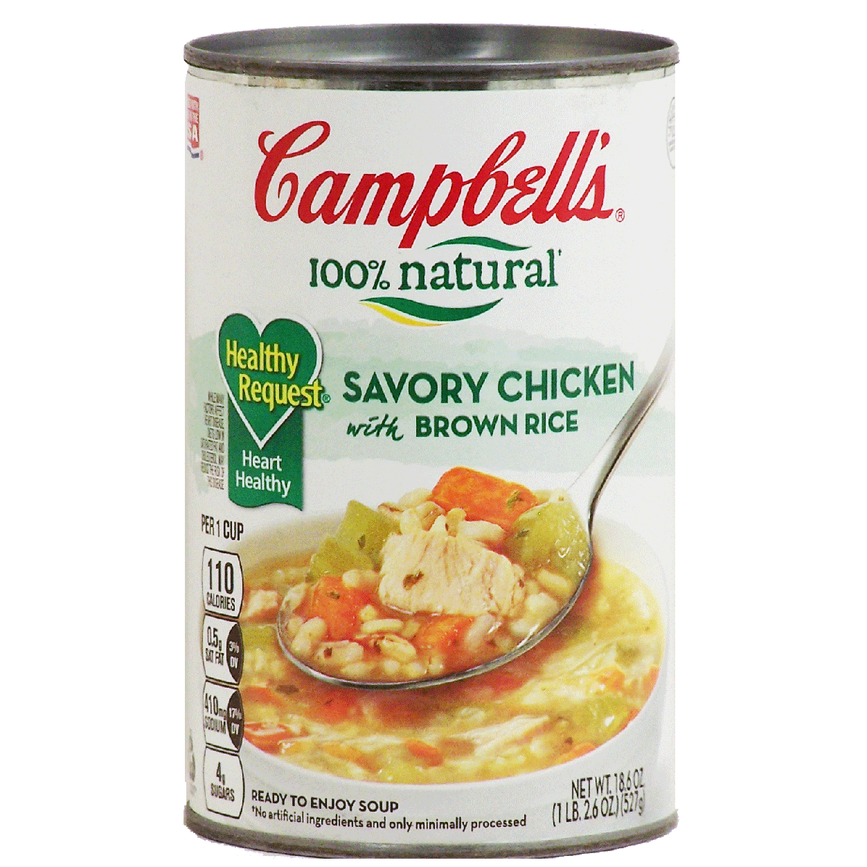 Campbell's 100% Natural Healthy Request, Savory chicken with bro18.6oz ...