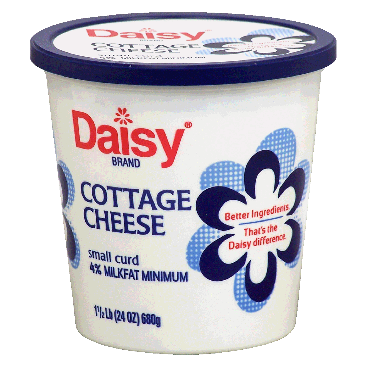 Daisy Cottage Cheese 4 Milkfat Minimum 24oz Regular Cheese